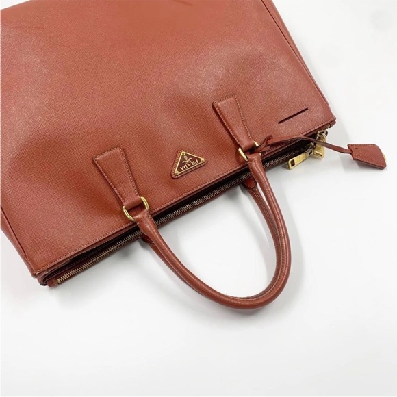 Prada Terracotta Leather Handbag - Picture 7 of 11